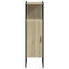vidaXL Armario de ba&ntilde;o madera ingenier&iacute;a roble Sonoma 33x33x120,5 cm