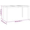 vidaXL Juego de comedor para jard&iacute;n 4 piezas madera maciza de teca