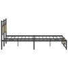 vidaXL Estructura de cama sin colch&oacute;n metal roble Sonoma 200x200 cm