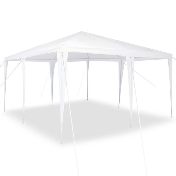 vidaXL Carpa de Fiesta 400 x 400 x 266 cm Polietileno y Acero