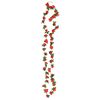 vidaXL Guirnaldas de flores 6 uds rojo 240 cm