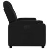 vidaXL Sillón reclinable eléctrico de tela negro
