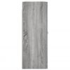 vidaXL Armario de pared madera ingenier&iacute;a gris Sonoma 69,5x34x90 cm