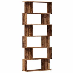 vidaXL Estanter&iacute;a madera de ingenier&iacute;a madera envejecida 80x24x192 cm