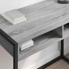 vidaXL Escritorio Gris Sonoma 100 x 50 x 75 cm Madera contrachapada