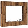 vidaXL Conjunto de mueble de TV 8 piezas montado la pared madera vieja