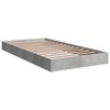 vidaXL Estructura de cama madera de ingenier&iacute;a gris hormig&oacute;n 100x200cm
