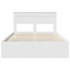 vidaXL Estructura de cama 140 x 190 cm Madera de pino macizo