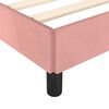 vidaXL Estructura de cama sin colch&oacute;n terciopelo rosa 80x200 cm