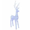 vidaXL Reno de Navidad LED 1000 LED Azul 122 x 56 x 270 cm