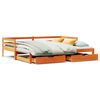 vidaXL Sof&aacute; cama nido con cajones madera maciza de pino 90x190 cm