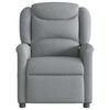 vidaXL Sill&oacute;n reclinable el&eacute;ctrico tela gris claro