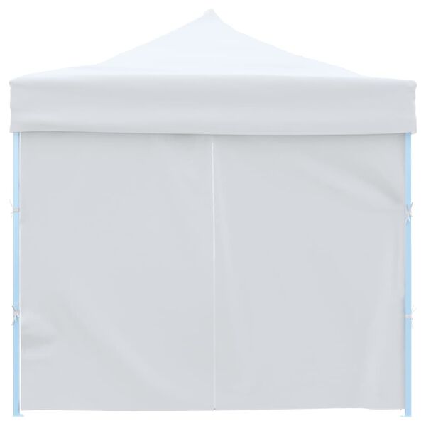 vidaXL Carpa de fiestas pop-up plegable con 8 paredes blanco 3x9 m
