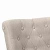 vidaXL Sillones de estilo franc&eacute;s 2 unidades tela color crema