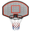 vidaXL Tablero de baloncesto polietileno negro 90x60x2 cm