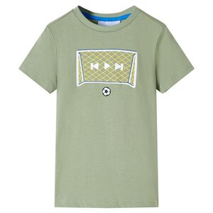 Camiseta infantil caqui claro 116