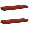 vidaXL Cojines para banco de 2 piezas VUGHT 2 uds. 100% Poli&eacute;ster Rojo