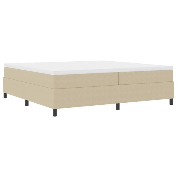 vidaXL Cama de plataforma Verde gris&aacute;ceo 200 x 200 cm tela