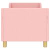 vidaXL Estructura de cama para ni&ntilde;os peque&ntilde;os con cabecera Rosa