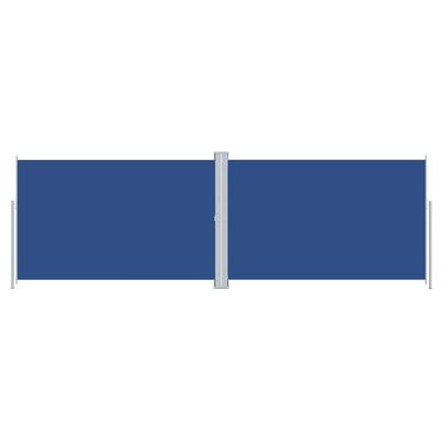 vidaXL Toldo lateral retráctil azul 220x600 cm