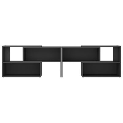 vidaXL Mueble de TV madera contrachapada gris 149x30x52 cm