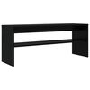 vidaXL Mueble de TV Roble Negro 100 x 30 x 40 cm Madera de ingenier&iacute;a