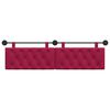 vidaXL Cabecera Colgante Rojo vino 170 x 55 x 7 cm Terciopelo
