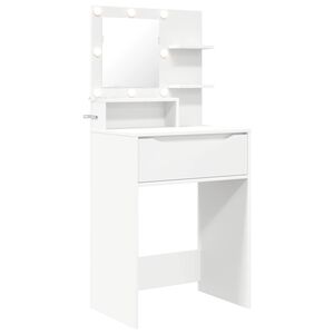vidaXL Mesas de tocador de dormitorio Blanco 60 x 39,5 x 135 cm