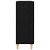 vidaXL Vitrina Roble negro 34 x 69.5 x 90 cm Madera contrachapada