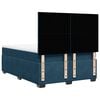 vidaXL Cama box spring con colch&oacute;n terciopelo azul 140x200 cm