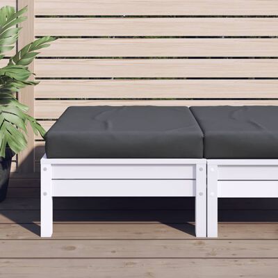 vidaXL Cojín para muebles de palets tela gris antracita 60x60x6 cm
