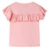Camiseta infantil rosa 92