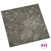 vidaXL Tableros de Suelo 55 pcs Gris 5,11 m&sup2; PVC