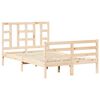 vidaXL Estructura de cama con cabecero madera maciza 120x200 cm