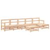 vidaXL Juego de muebles de jard&iacute;n 7 piezas madera maciza de pino