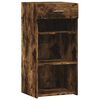 vidaXL Aparador madera de ingenier&iacute;a roble ahumado 45x42,5x93 cm