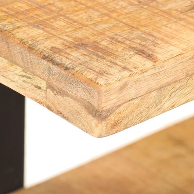 vidaXL Mueble para TV de madera maciza de mango rugosa 90x40x40 cm