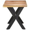 vidaXL Mesa de comedor de madera acacia acabado miel 140x70x75 cm