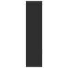vidaXL Armario de madera de ingeniería negro 30x50x200 cm