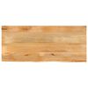 vidaXL Tablero de mesa borde natural madera maciza mango 140x60x3,8 cm