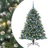 vidaXL &Aacute;rbol de Navidad artificial Verde 150 cm PVC, Pl&aacute;stico y Acero