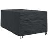 vidaXL Funda para muebles Liso Negro 143 x 225 x 90 cm 420D