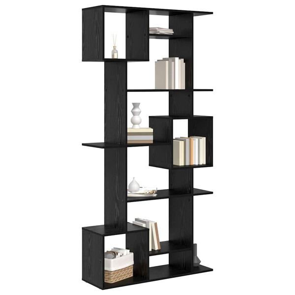 vidaXL Librer&iacute;a Roble Negro 92 x 29 x 188 cm Madera de ingenier&iacute;a