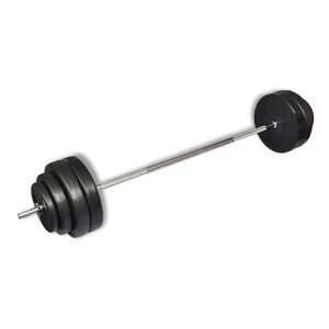 vidaXL Mancuerna con pesas 60 kg