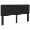 vidaXL Cabecero Roble Negro Madera contrachapada
