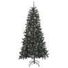 vidaXL &Aacute;rbol de Navidad artificial con soporte PVC verde 240 cm