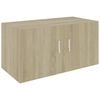 vidaXL Armario de pared madera ingenier&iacute;a roble Sonoma 80x39x40 cm