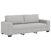 vidaXL Sof&aacute; de 3 plazas color gris nube, 220x77x82 cm, de tela