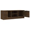 vidaXL Mueble de TV madera contrachapada marr&oacute;n roble 102x35x36,5 cm