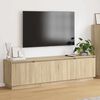 vidaXL Gabinete de TV Roble Sonoma 180 x 38 x 49 cm